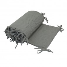 N74 - Cot Bumper Silver grey N74 - Cot Bumper Silver grey